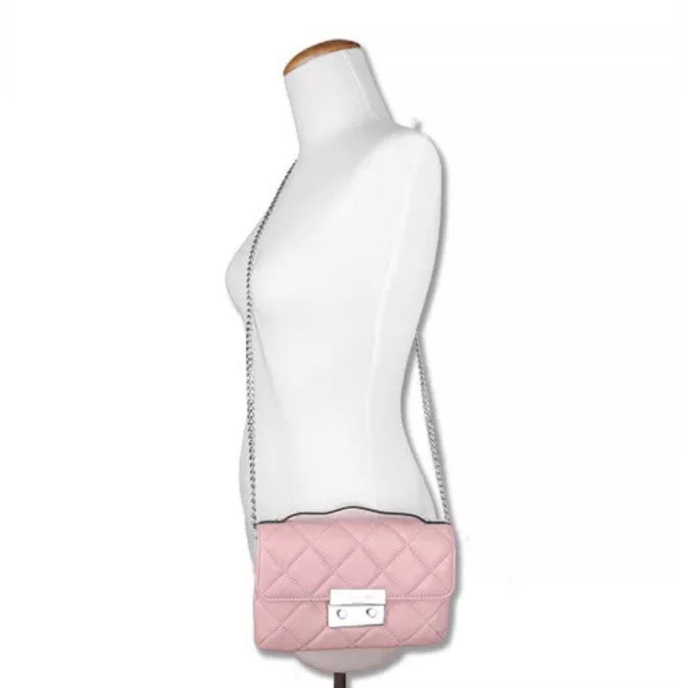 Michael Kors Pink Quilted Shoulder Bag - Picture 4 of 4